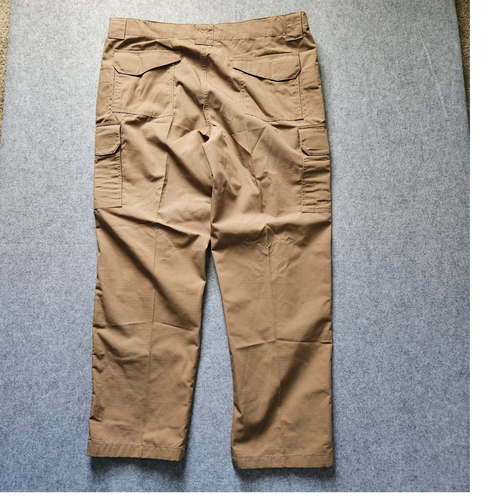 Tru-Spec 24-7 Series Mens Coyote Brown Ripstop Tactical Cargo Pants 42x32 - Picture 2 of 9